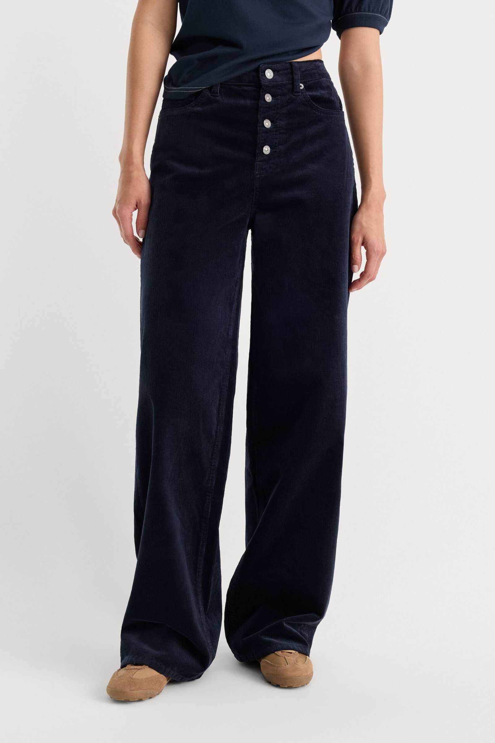 Alternative view of VINTAGE WIDE CORDUROY PANT | NEW NAVY002