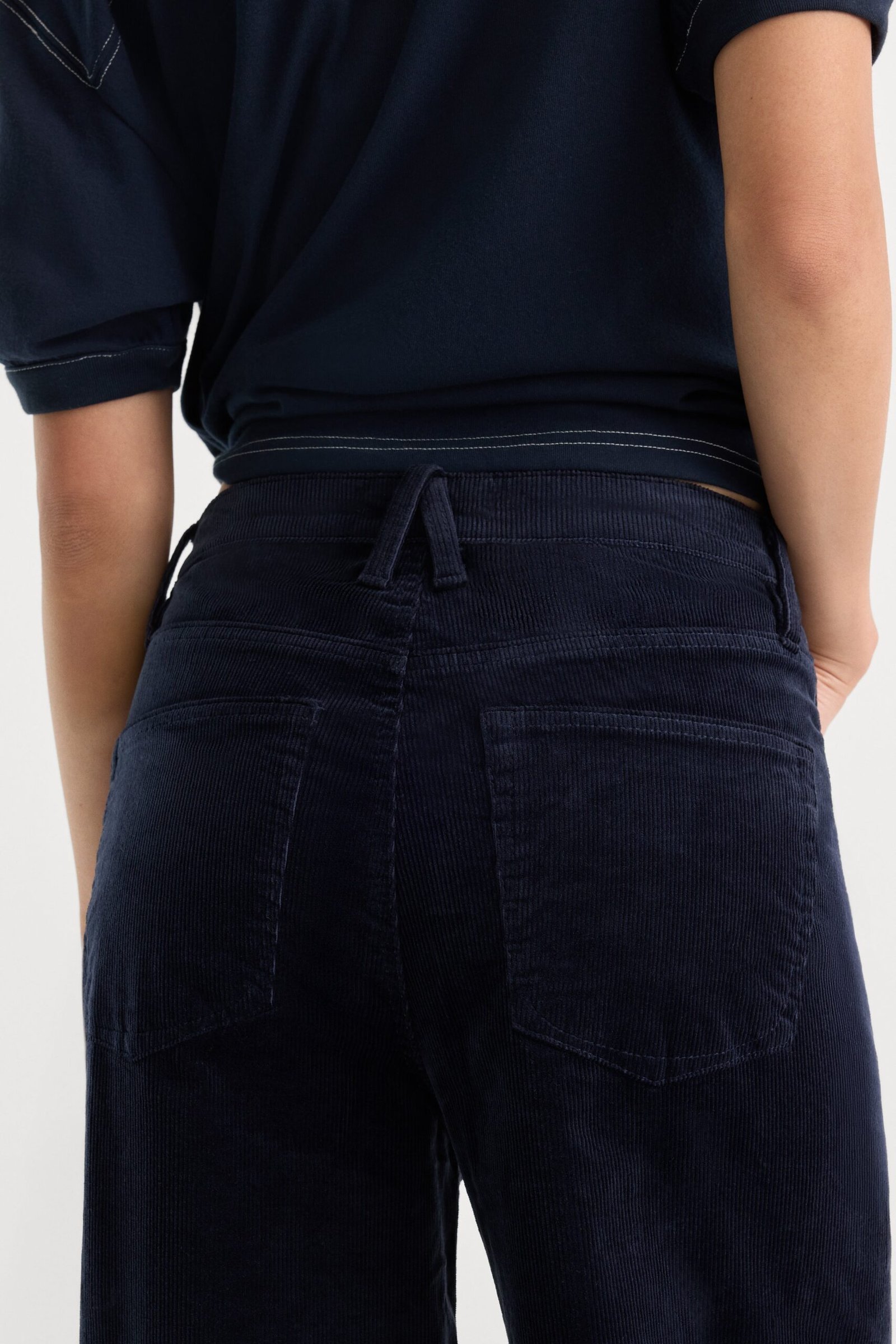 VINTAGE WIDE CORDUROY PANT | NEW NAVY002 - Image 6