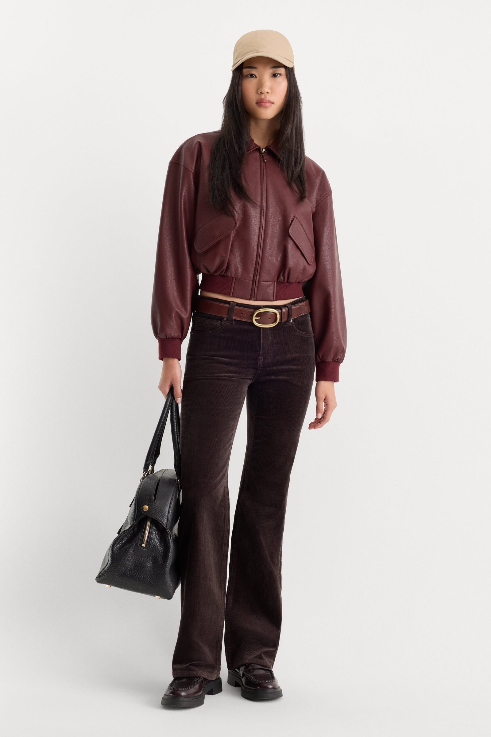 GOOD LOW RISE BOOTCUT CORDUROY PANT | ESPRESSO