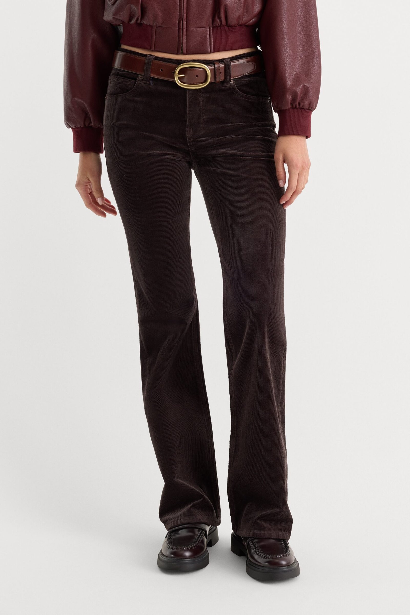 Alternative view of GOOD LOW RISE BOOTCUT CORDUROY PANT | ESPRESSO