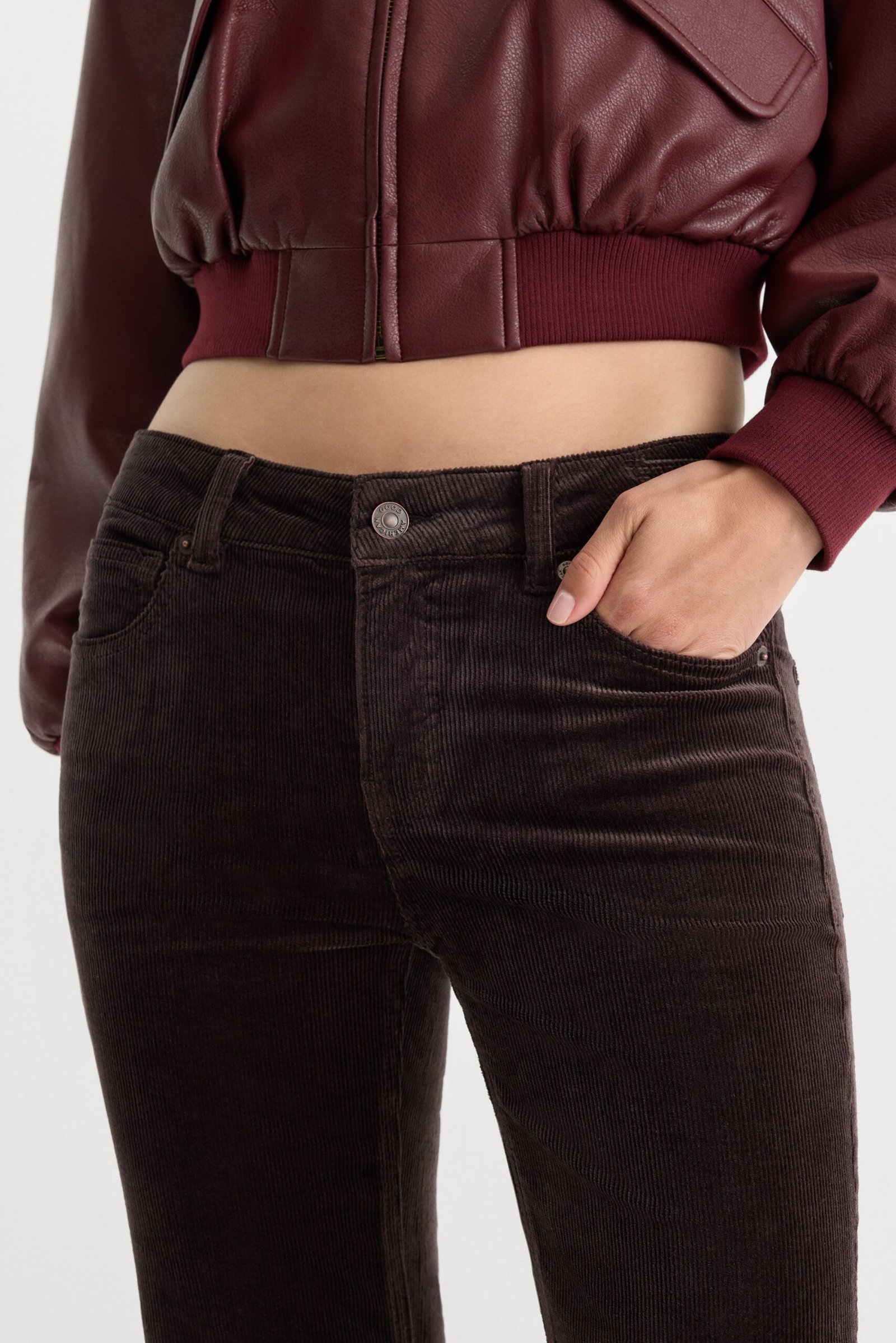 GOOD LOW RISE BOOTCUT CORDUROY PANT | ESPRESSO - Image 4