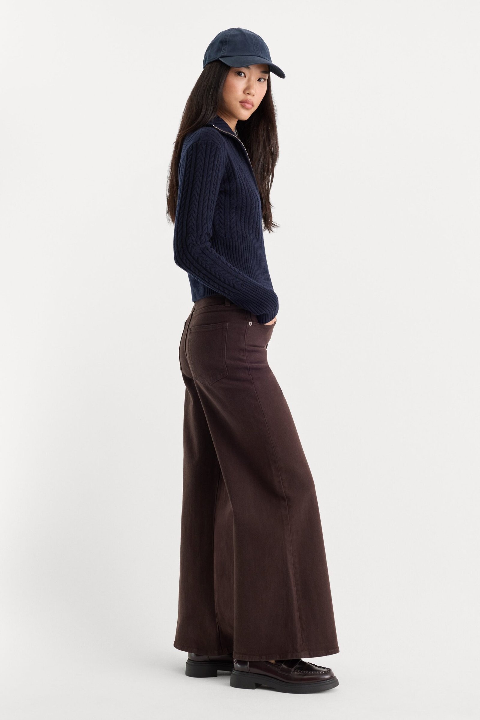 GOOD WAIST PALAZZO ANKLE JEANS | ESPRESSO - Image 3