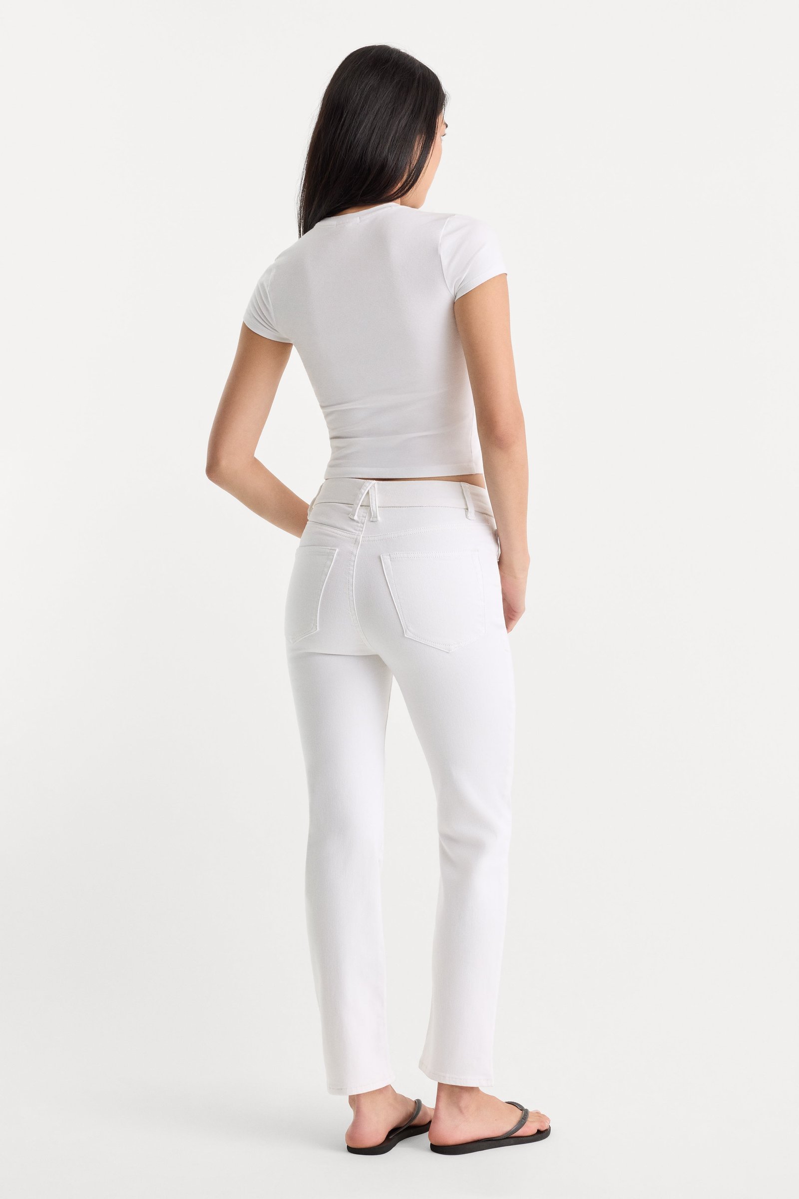 ALWAYS FITS GOOD LEGS STRAIGHT JEANS | WHITE001 - Image 4