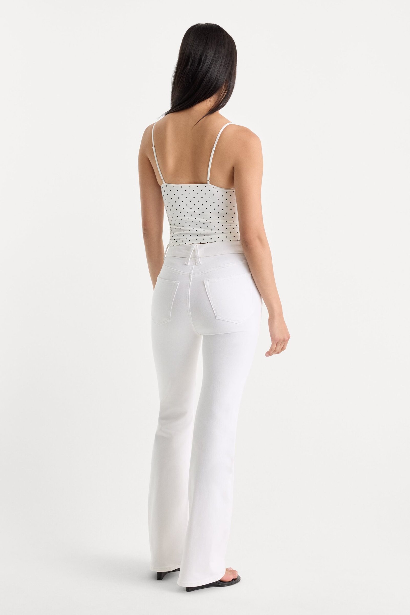 ALWAYS FITS GOOD CLASSIC BOOTCUT JEANS | WHITE - Image 4