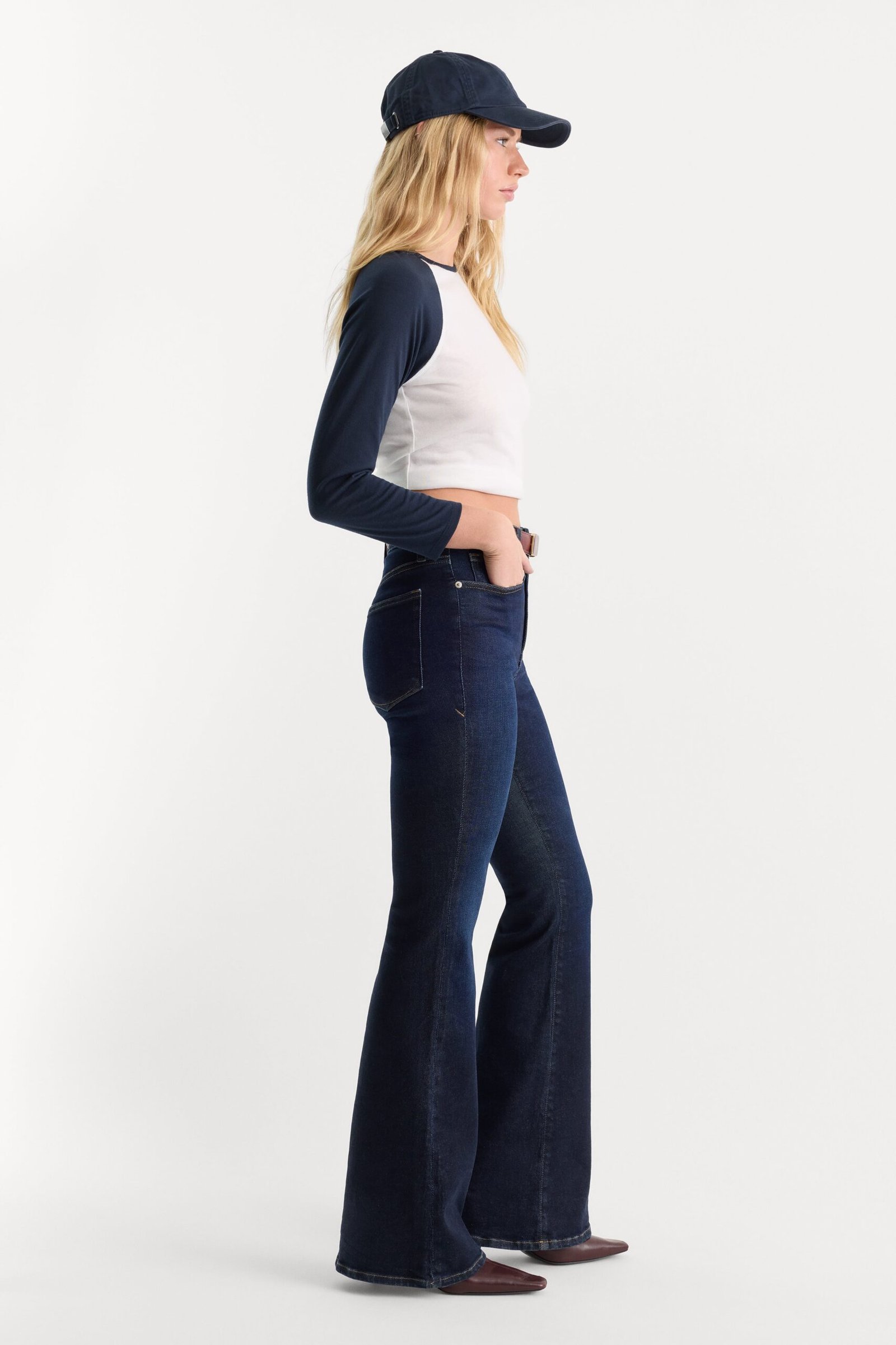 GOOD LEGS FLARE JEANS | INDIGO1308 - Image 3