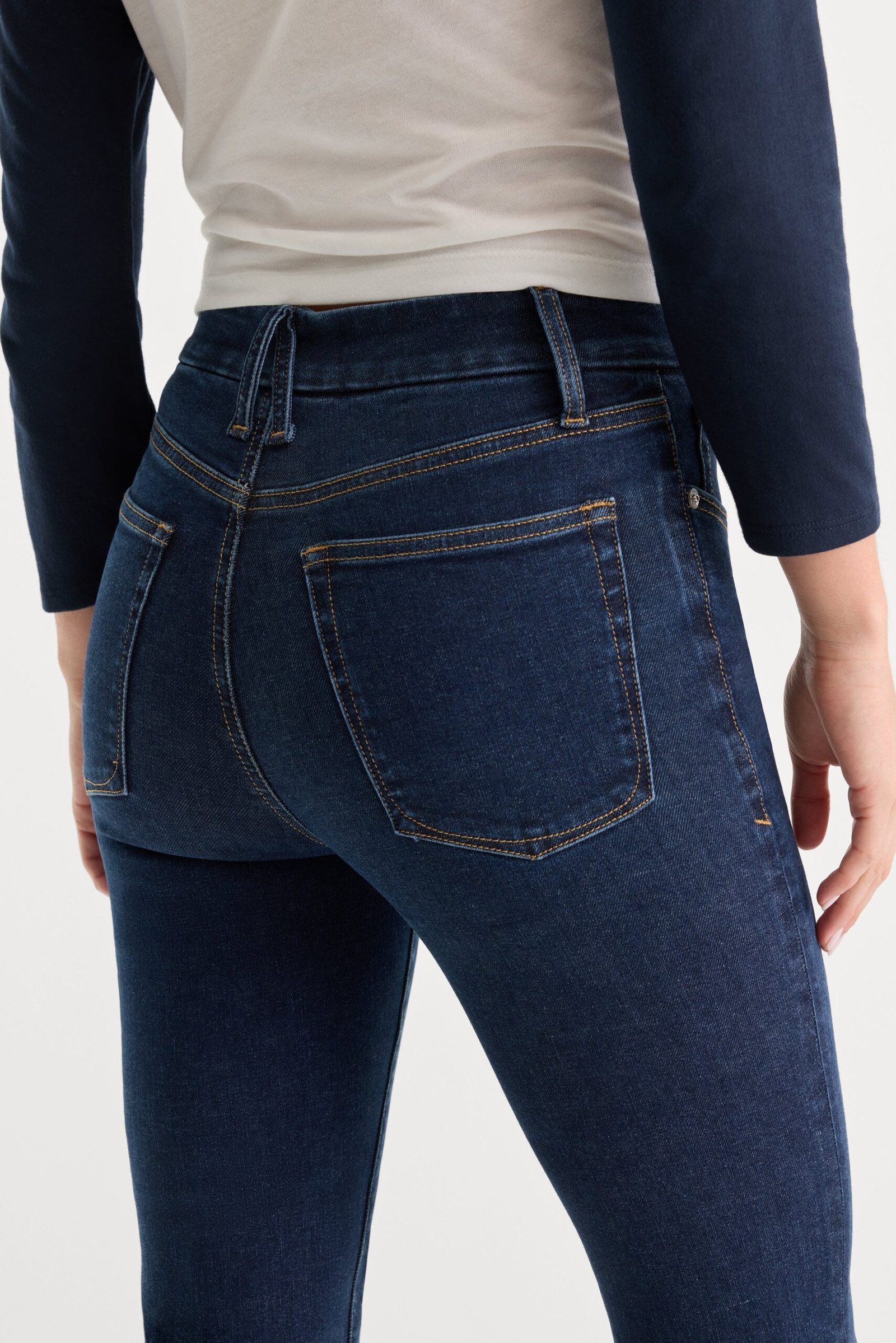 ALWAYS FITS GOOD LEGS FLARE JEANS LONG | INDIGO1317 - Image 6