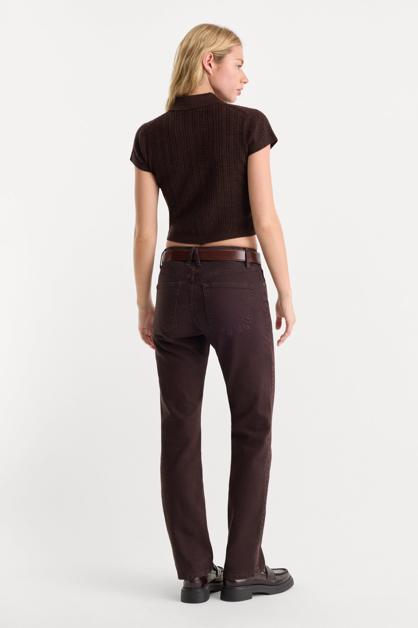 VINTAGE STRAIGHT JEANS | ESPRESSO - Image 5