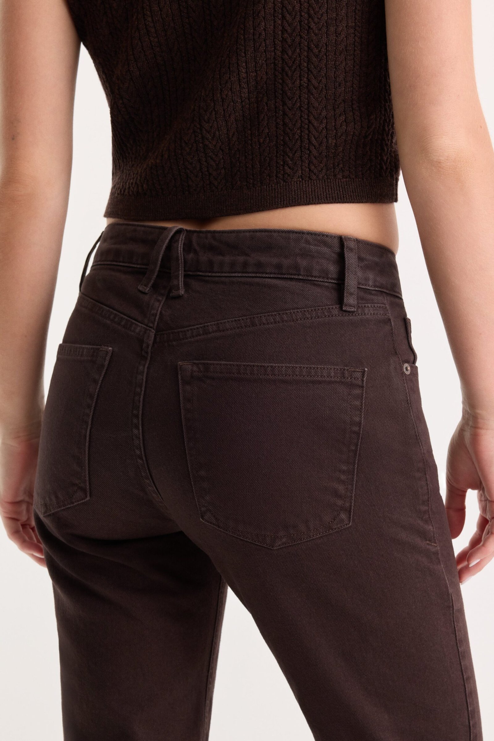 VINTAGE STRAIGHT JEANS | ESPRESSO - Image 6