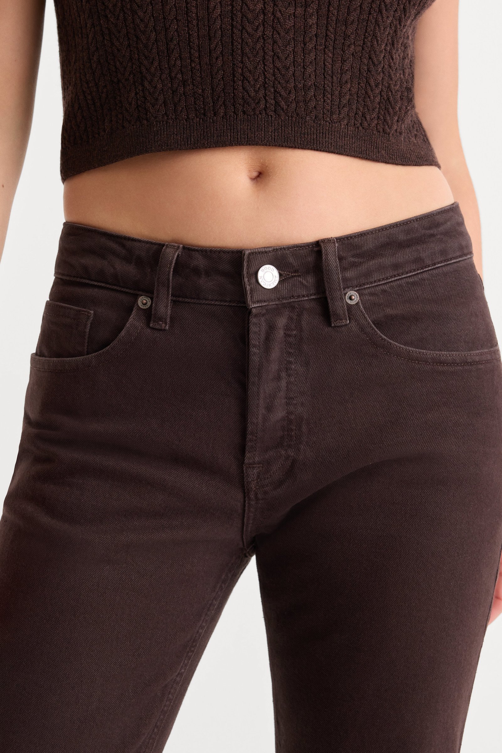 VINTAGE STRAIGHT JEANS | ESPRESSO - Image 4