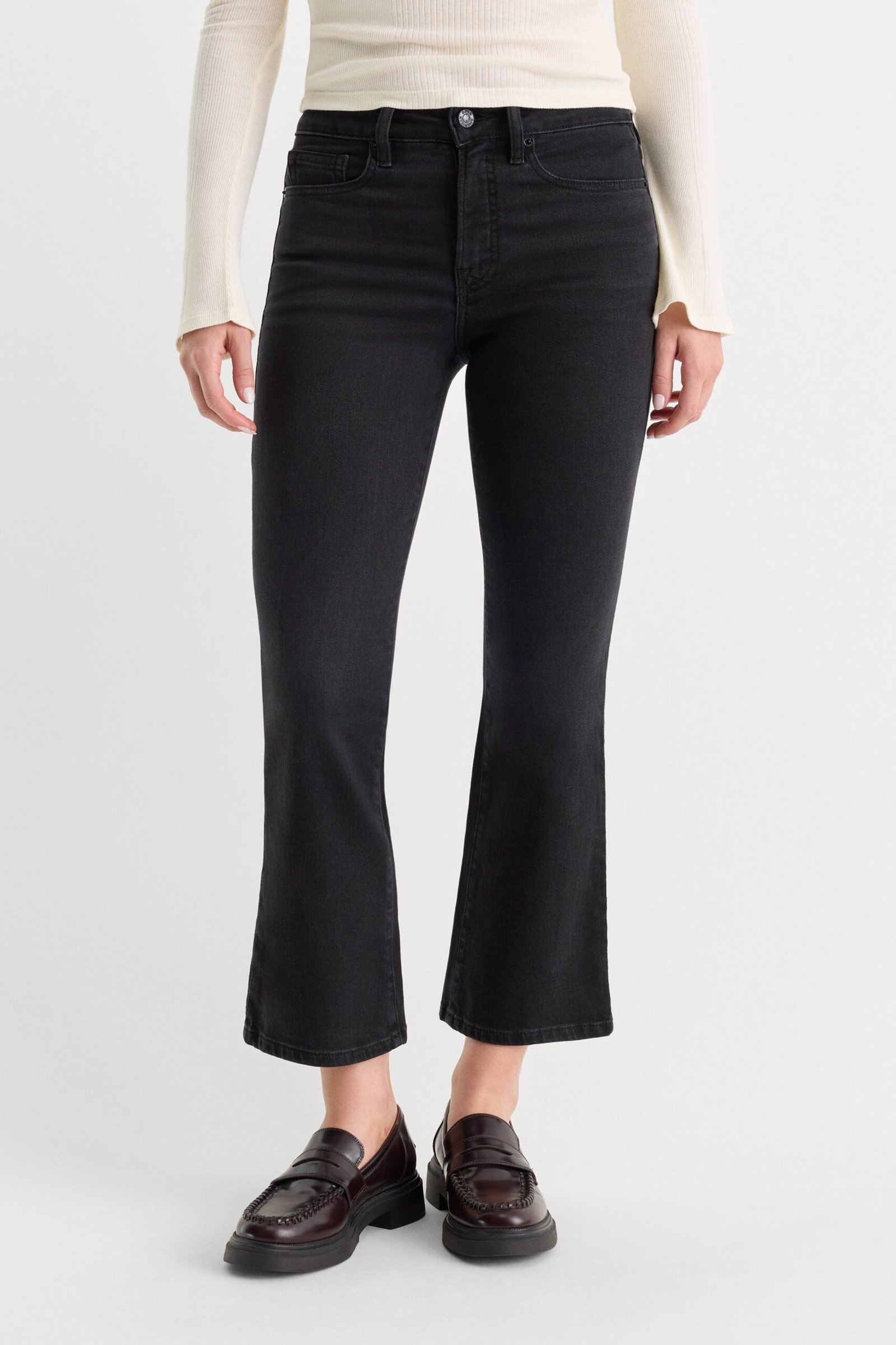 Alternative view of GOOD LEGS CROP MINI BOOT JEANS | TYRE