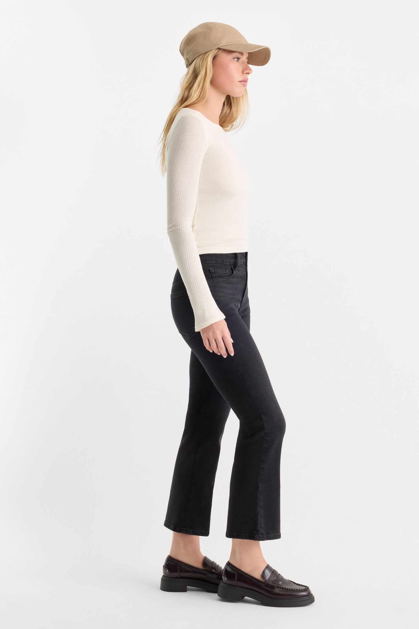 GOOD LEGS CROP MINI BOOT JEANS | TYRE - Image 3