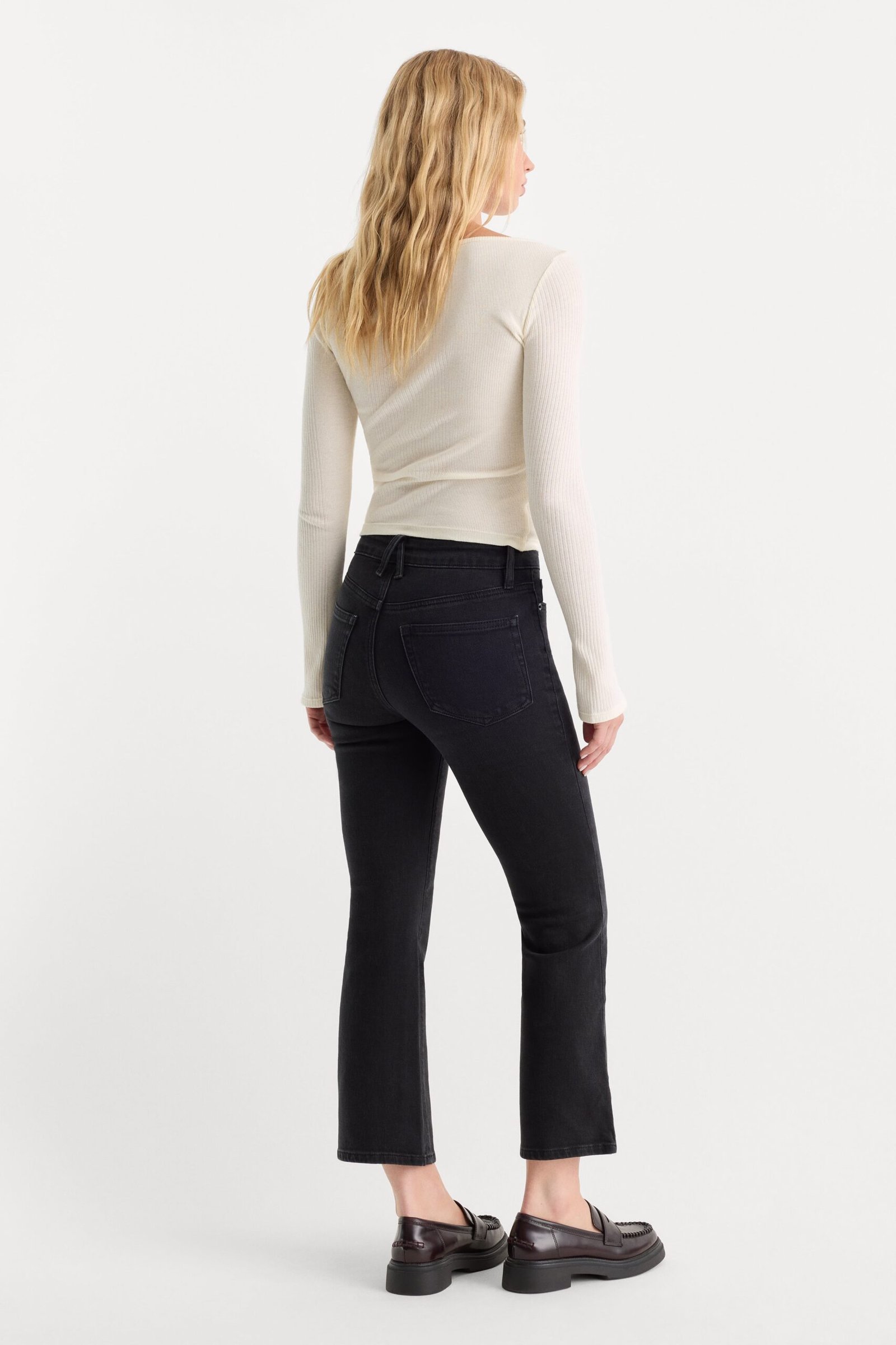 GOOD LEGS CROP MINI BOOT JEANS | TYRE - Image 5