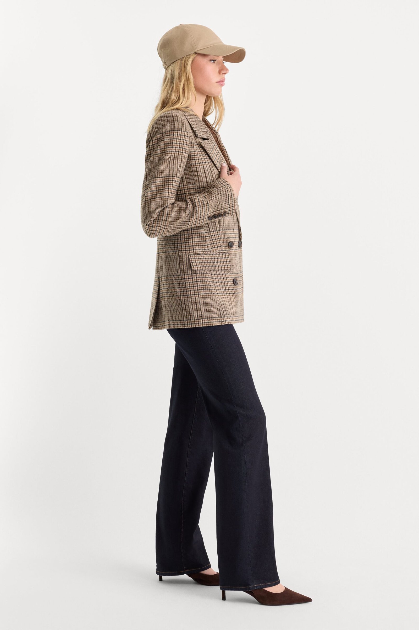 Alternative view of GOOD TRUE PETITE STRAIGHT JEANS | RINSE