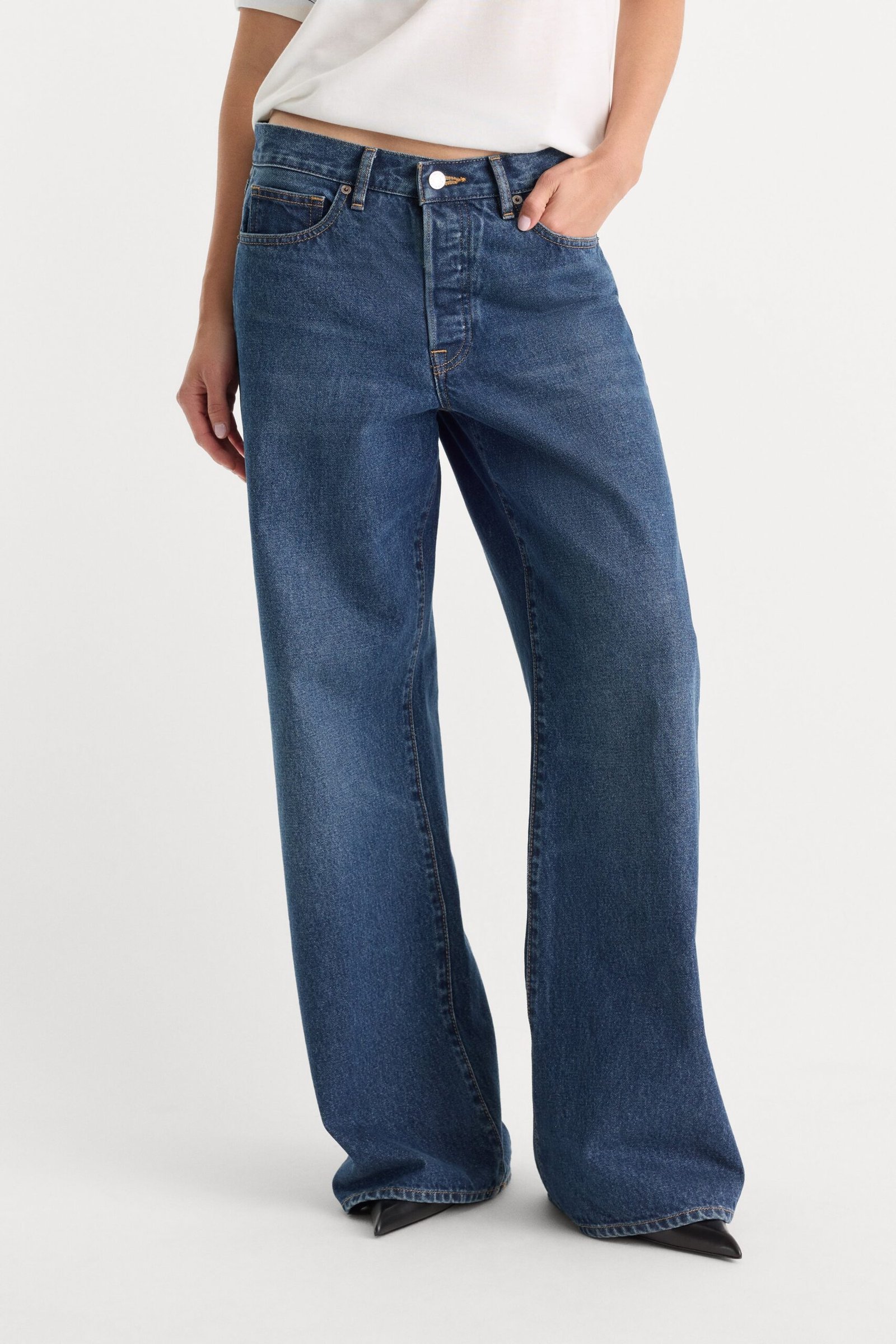 Alternative view of VINTAGE LOW SLUNG BAGGY JEANS | TRACE
