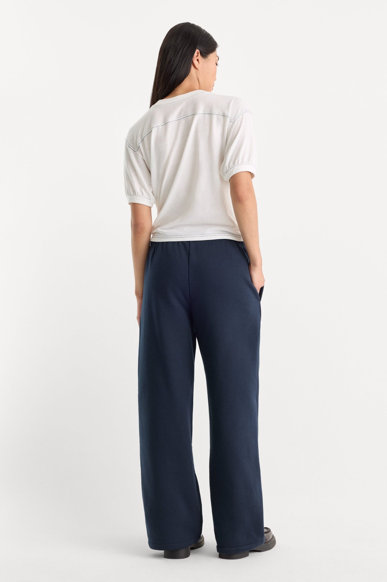 THE BRUSHED FLEECE SWEATPANT | NEW NAVY - Image 5