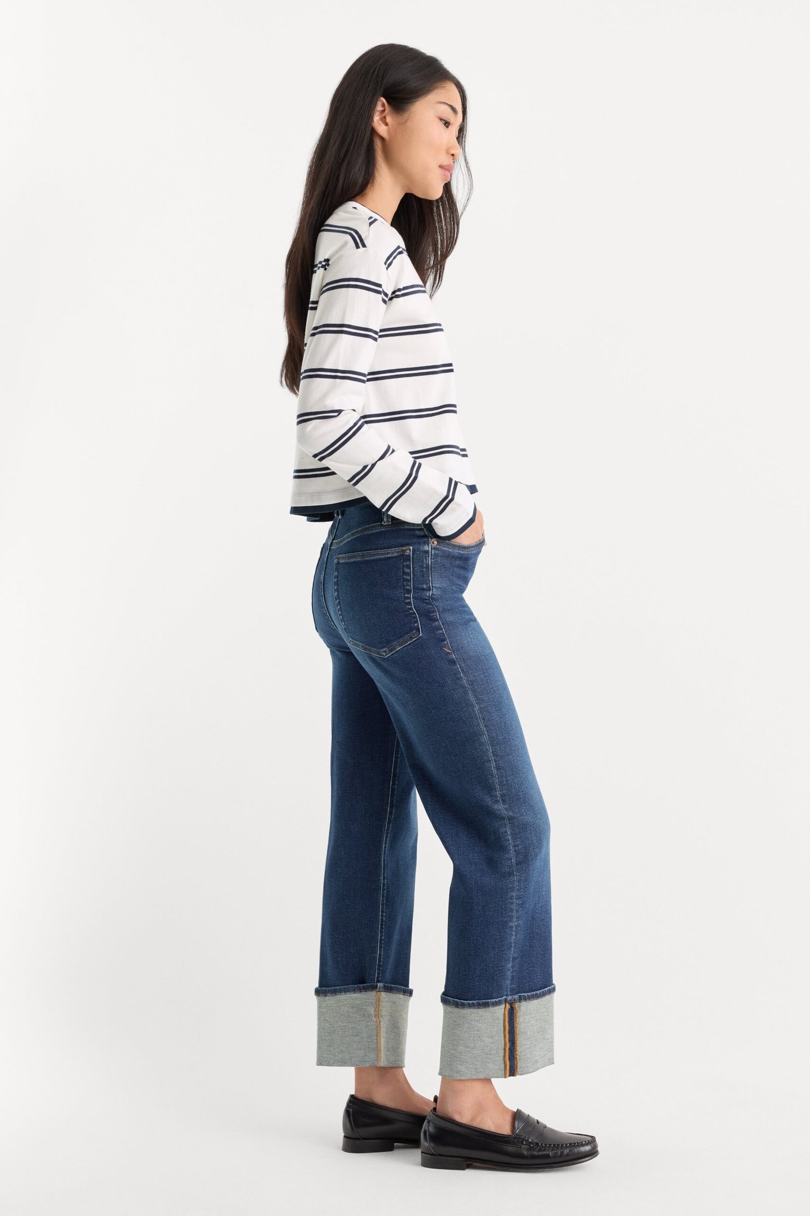 GOOD TRUE STRAIGHT JEANS | INDIGO1230 - Image 3