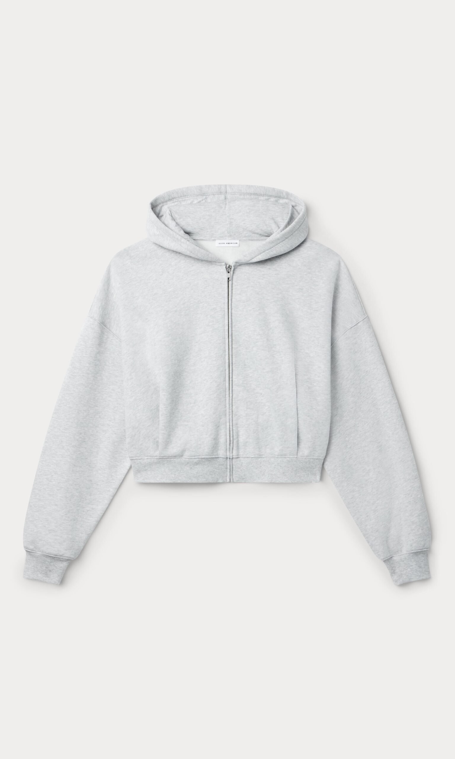 THE ZIP UP SWEATSHIRT | HEATHER GREY - Image 5