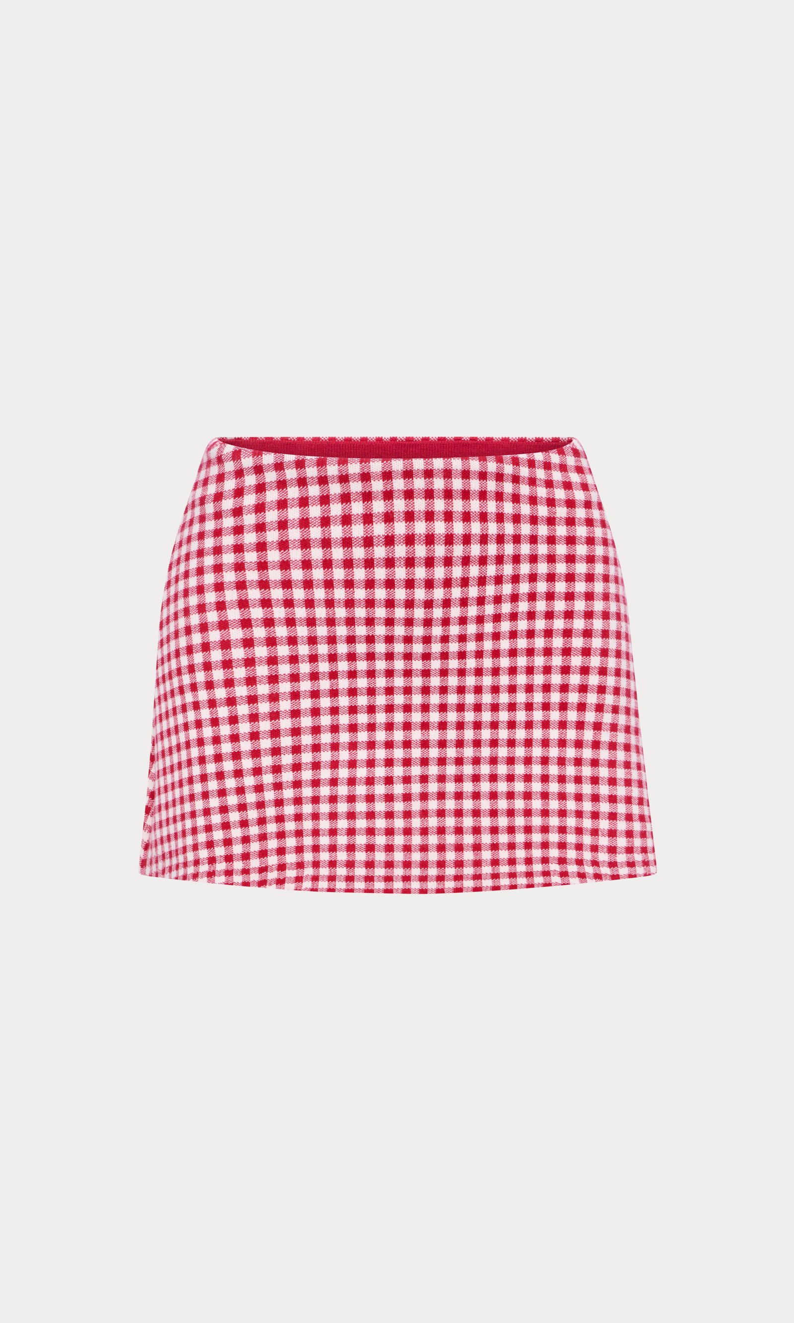 THE KEEPSAKE SKORT | CHERRY GINGHAM - Image 6