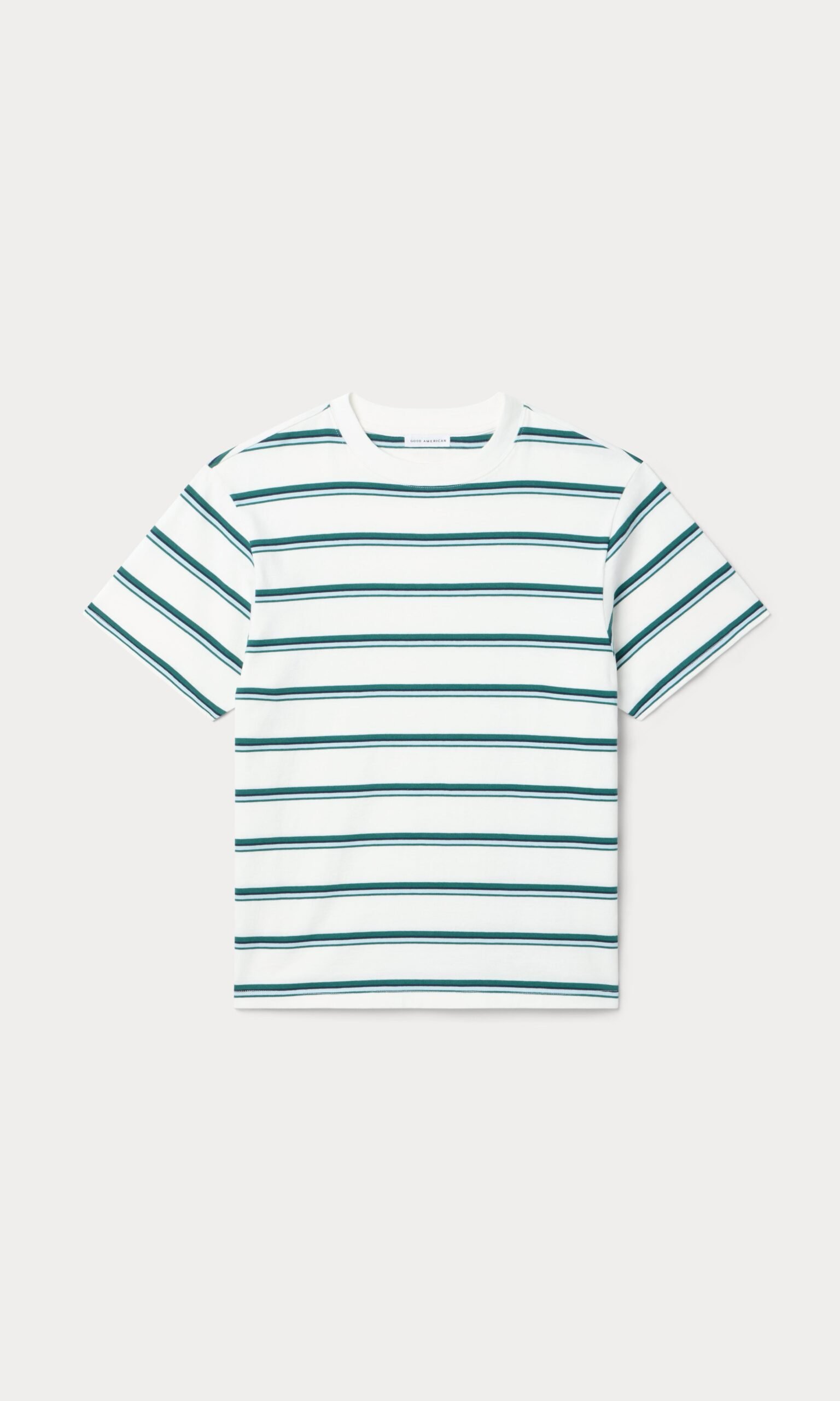 THE OVERSIZED TEE | HARBOR STRIPE CLOUD WHITE - Image 6
