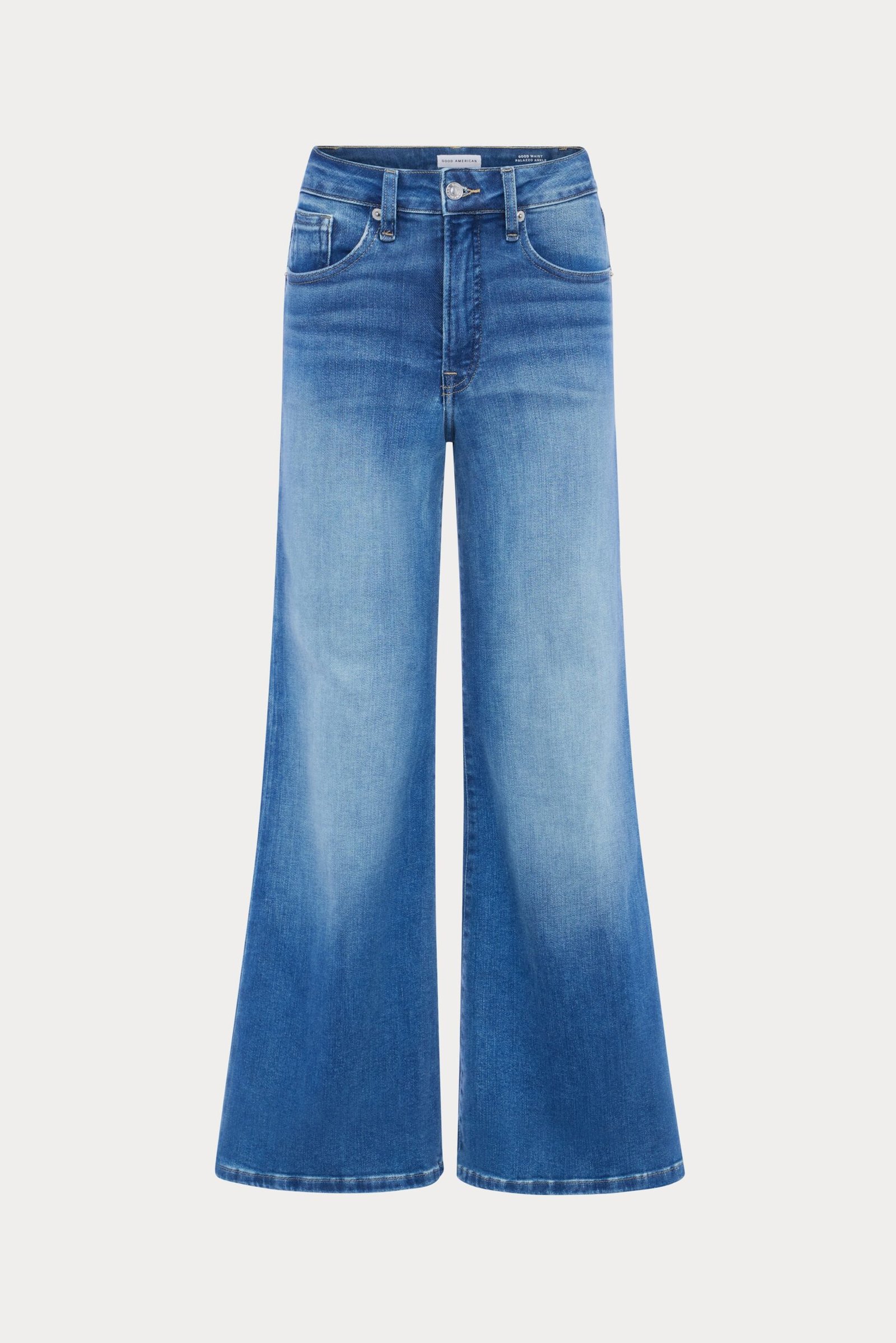 SOFT TECH GOOD WAIST PALAZZO ANKLE JEANS | INDIGO1238 - Image 7